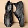 Handmade Men's Casual Shoes Comfortable Moccasins Men Business Flats Shoes Driving Shoes
