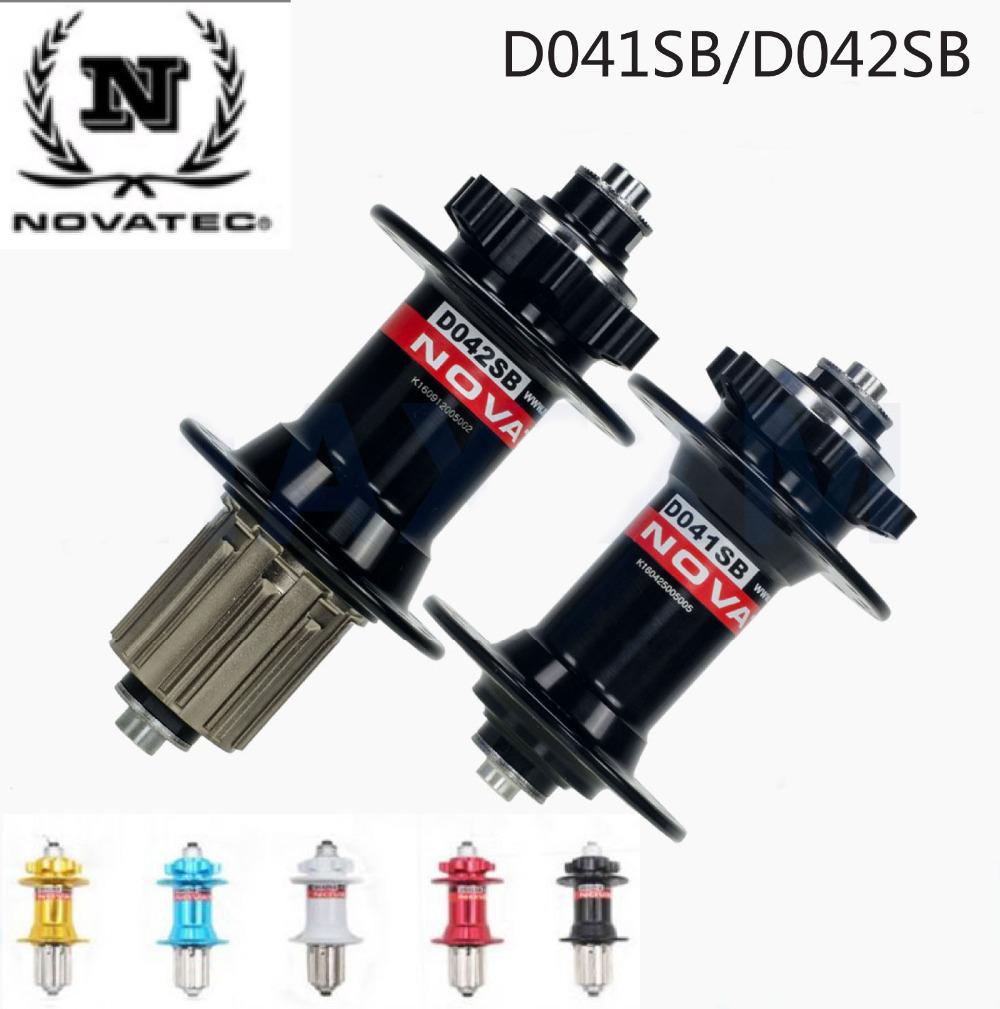 Novatec D041SB/D042SB MTB Disc Brake Hubs, 4 Bearings, 28/32/36 Holes