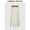 UR 2026 Spring Urban Boho A-Line Midi Skirt