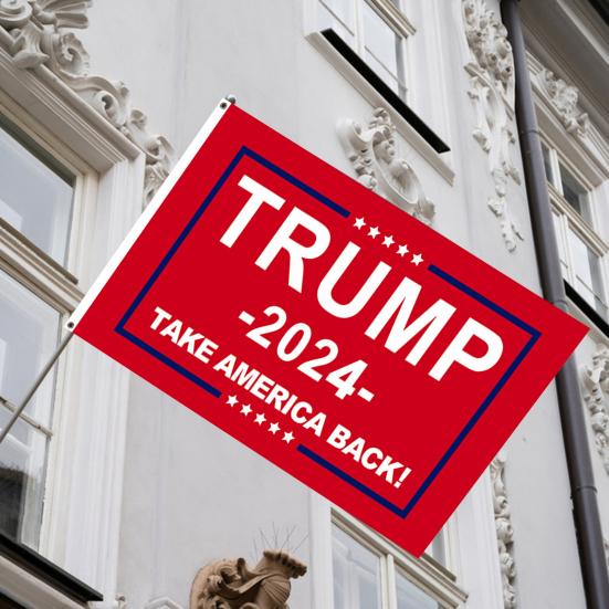 

2024 Presidential Campaign Flag Double Sided Heavy Duty Outdoor Garden Banner Take C