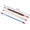 3Pcs Silicon Rubber Shaper Pen Double-Head Pottery Clay Sculpture Shaping Tools
