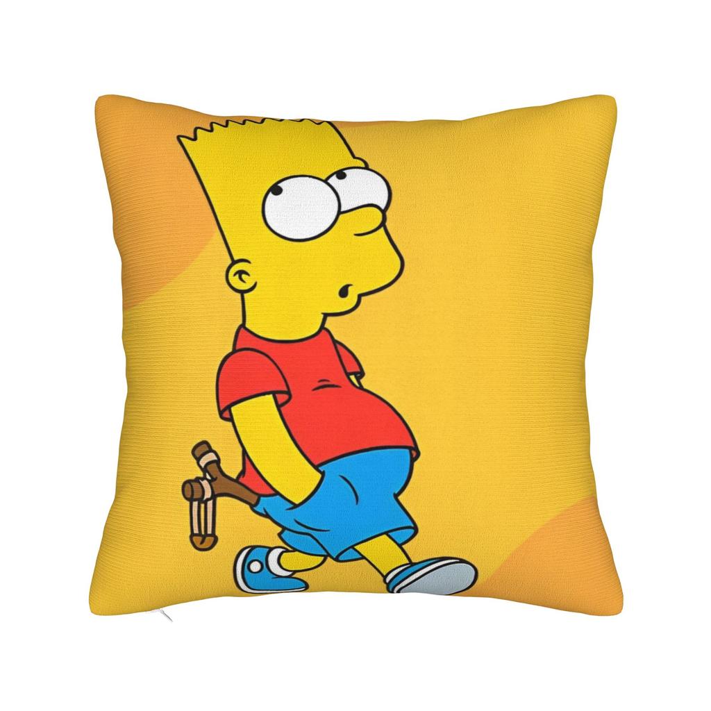 ציפיות לכריות נוי הפנים של S-Simpsons אביזרים לבית כיסוי ציפית לכרית זריקה עם רוכסן גדלים מרובים