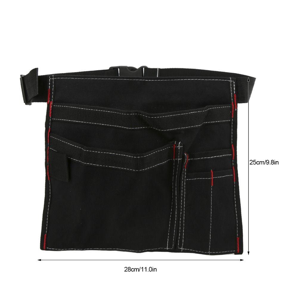 Adjustable Belt Tool Belt Bag Canvas Storage Bag Durable Waist Hanging Bag  Carpenter Work