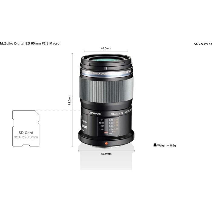 Olympus M.Zuiko ED 60mm F2.8 Macro Black