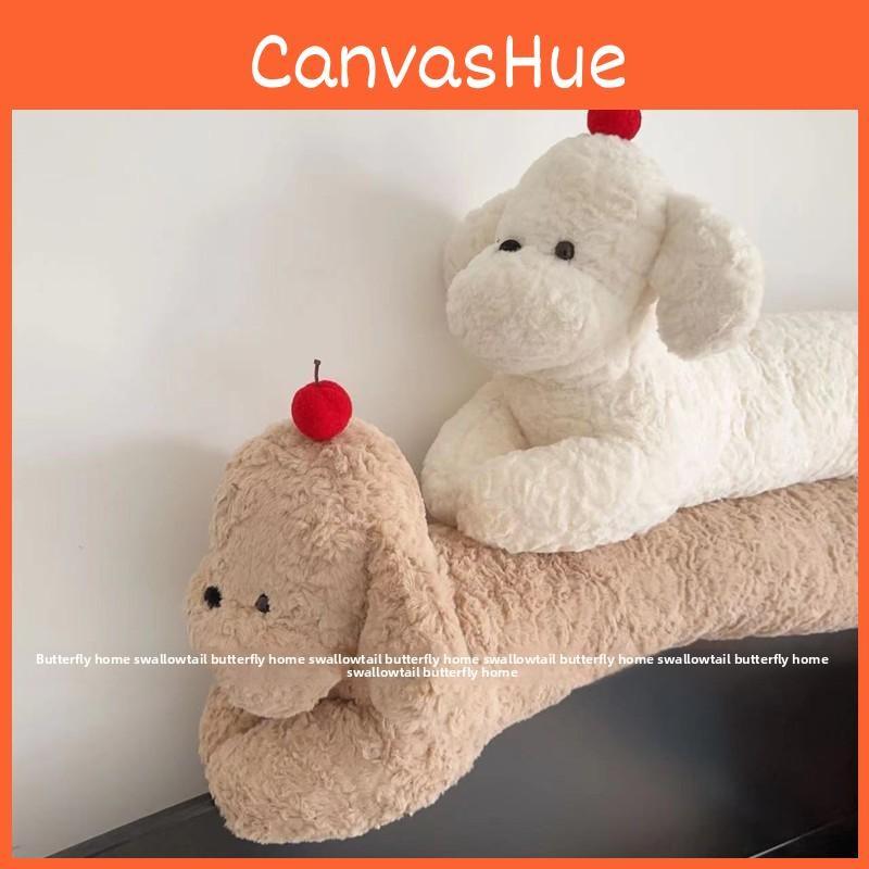 Cute Puppy Cherry Plush Cushion With Soft Cover For Home Decor