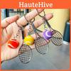 Adorable Mini Tennis Racket Keychain With Realistic Ball Perfect Gift Idea