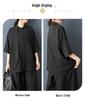 Summer 2026 Dark Style Versatile Casual Plus Size Women's Shirt - Loose, Slimming, Fashionable Top