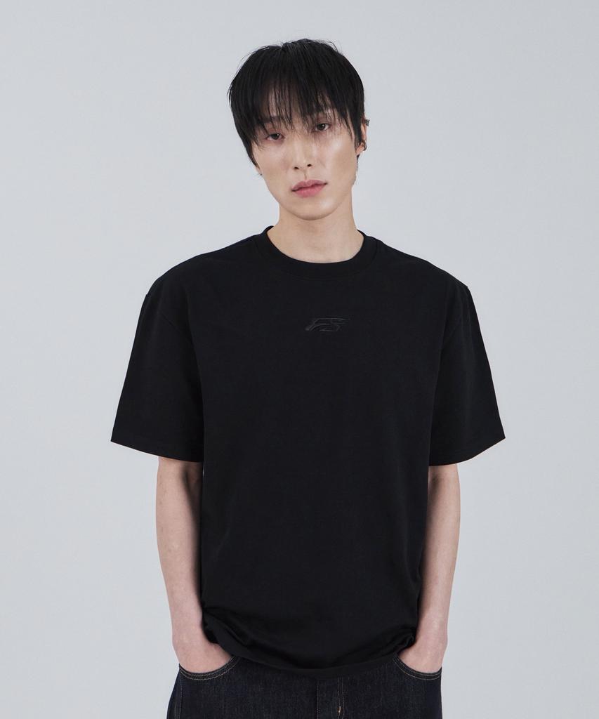Poseusenseutibeu Fs Logo Regular Fit T-Shirt (Bk) 2Pack
