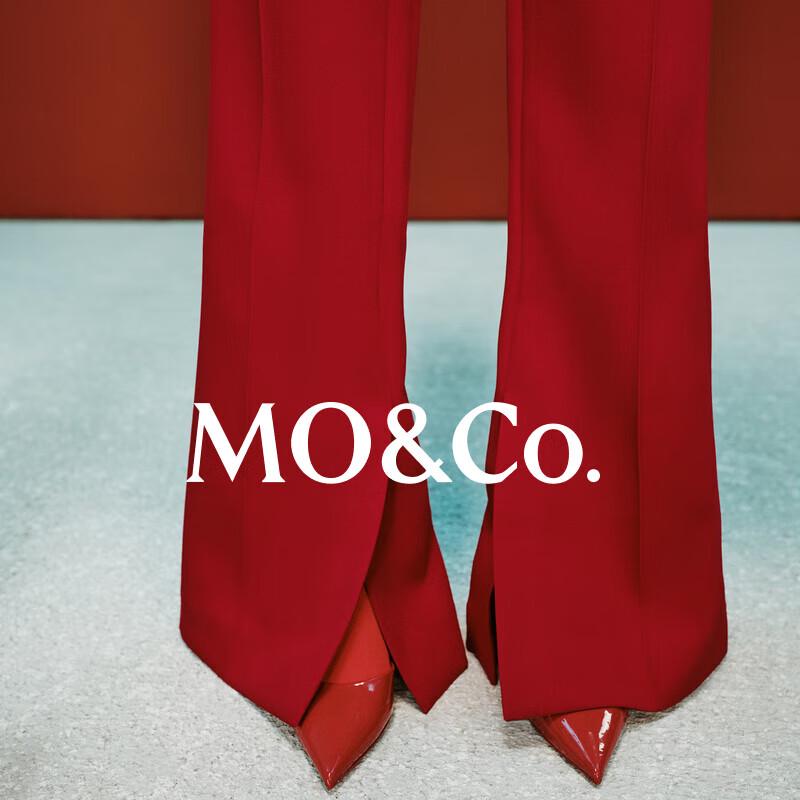 MO&Co. RECTO Collaboration Qin Lan Style 2024 Winter Casual Pants