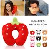 Soft U-Shaped Pillows Portable And Comfortable For Travel Comfort U-Shaped Pillows Sleep Cute