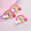 10/20Pcs Kawaii Mini Mixed Rainbow/meteor/Cloud Flat back Cabochons Scrapbooking DIY Jewelry Craft Decoration Accessories F09