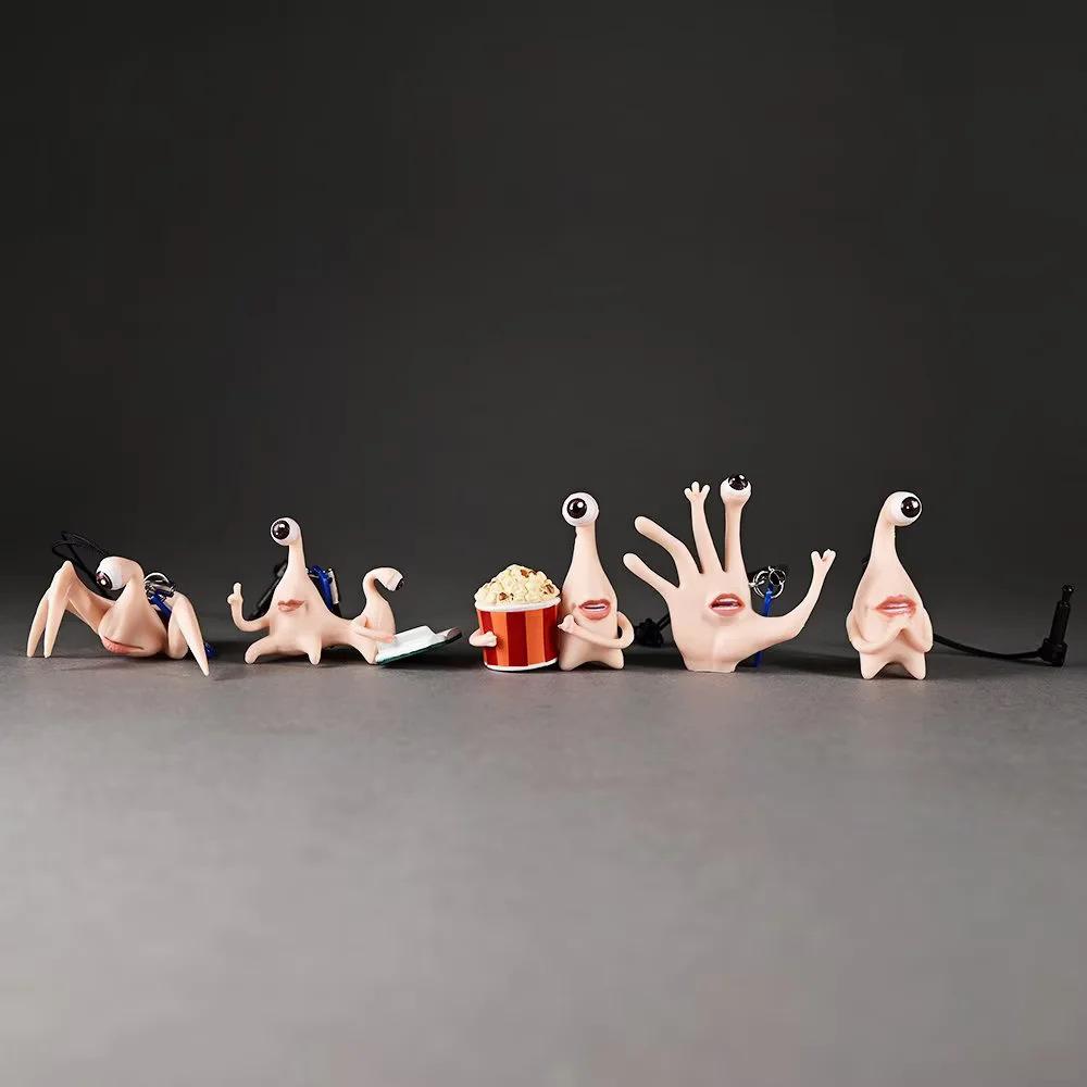 5Pcs/Set Parasyte Migi Anime Collectible Figures Cute Model Dolls Toys Table Decoration Anime Collectible Gifts withbox