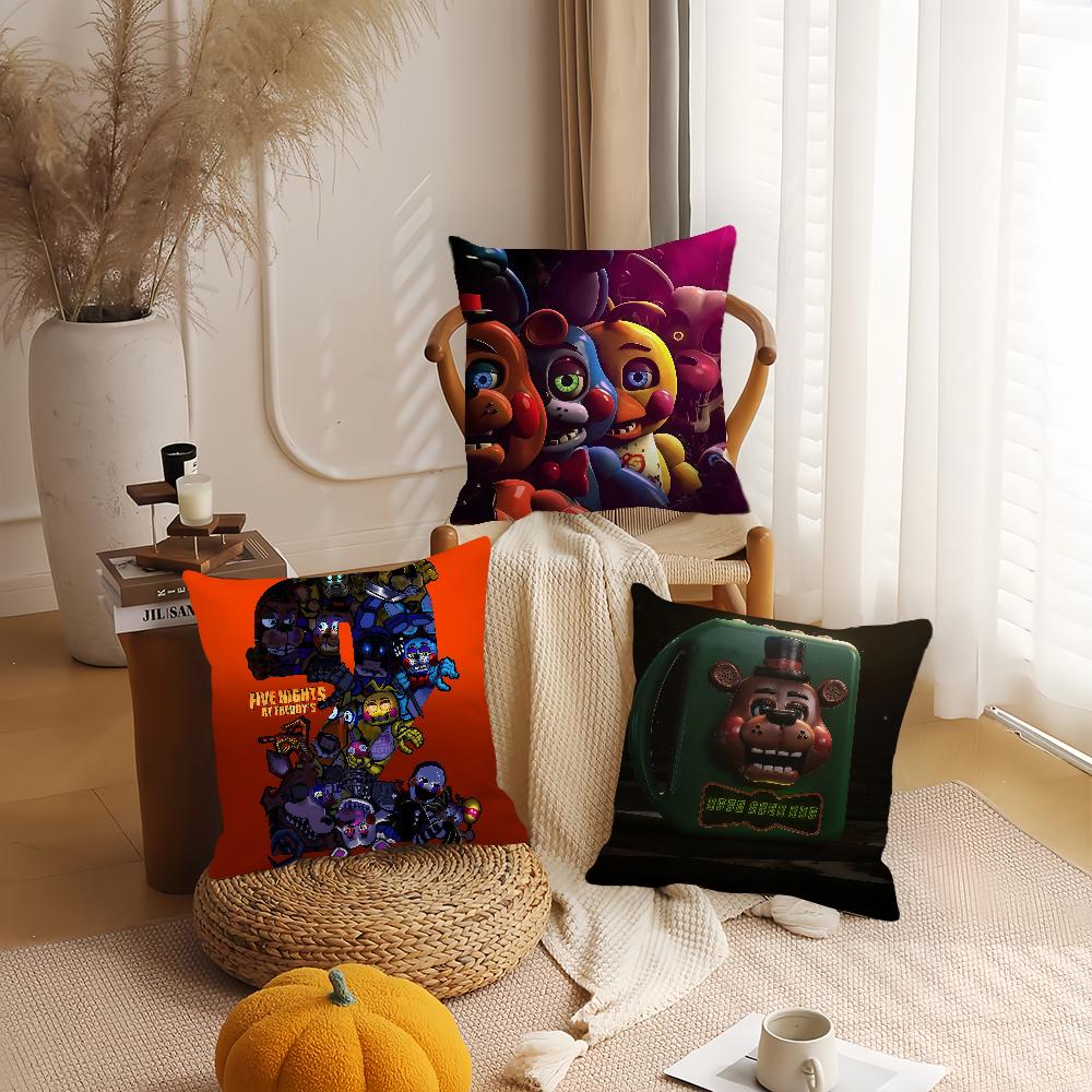 Fear Film F-FNAF 2 Cool Pillow Case Suitable For Bedrooms Living Rooms Cars Home Decoration