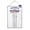 Scoreboard for Pétanque