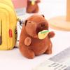 Ice Cream Capybara Plush Pendant Strawberry Capybara Plushie Doll  Christmas Gift
