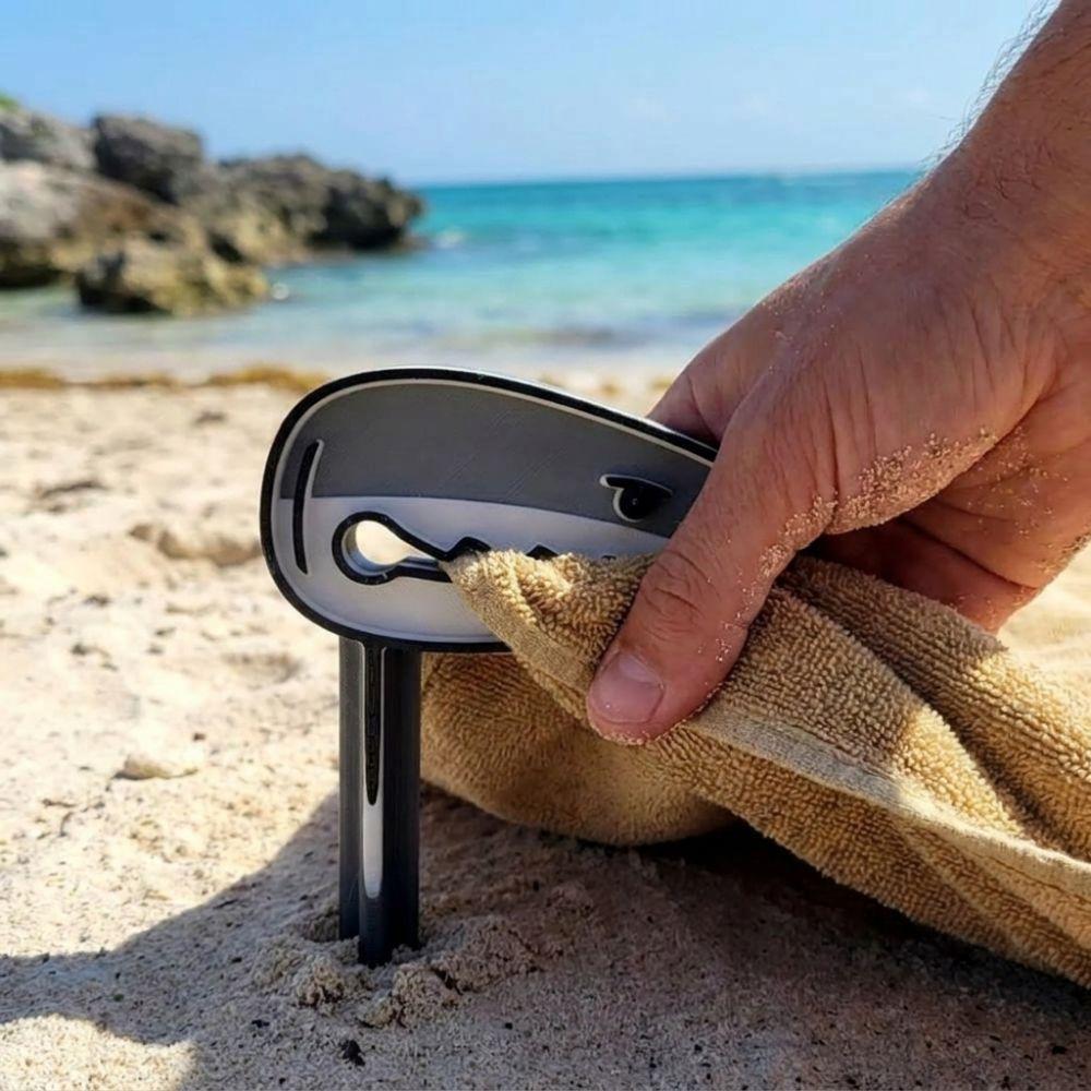 Windproof Beach Towel Clip Shark-shaped Laundry Clamp Outdoor Towel Holders  For Outdoor Beach