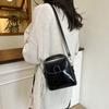 2025 New Fashion Shoulder Small Bag Trendy Women's Mobile Phone Bag Soft Leather Versatile European and American Messenger Bag Wholesale