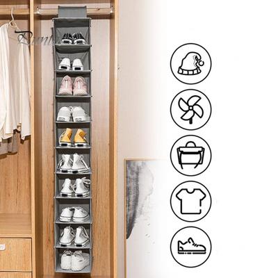 Baseball Cap Storage Bag Organizer Large Capacity Hat Rack with 10 Compartments Easy To Assemble Cap Holder Hat Organizer