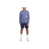 Nike Kids Sports Training Casual Crewneck Sweatshirt Kids sweatshirt Blue DX5162-491