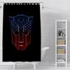 Shower Curtain Waterproof Polyester Fabric Paint Colorful Bath Curtains Transformers Autobot Home Bathroom Decor With Hook