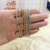 10x Guitar String Bracelets Rose Gold Metal Bangle Bracelets Stackable Bracelets for Women Girl Jewelry Gifts Unisex
