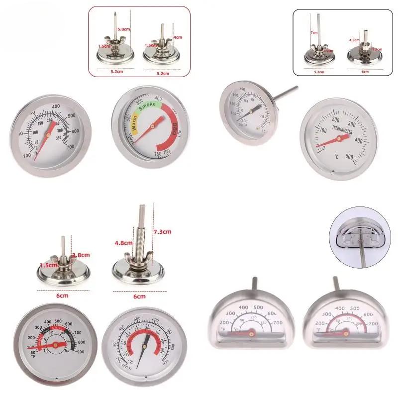 Stainless Steel BBQ Thermometer Meat Thermometer Temperature Meter Bbq Food Cooking Meat Gauge Kitchen Tools