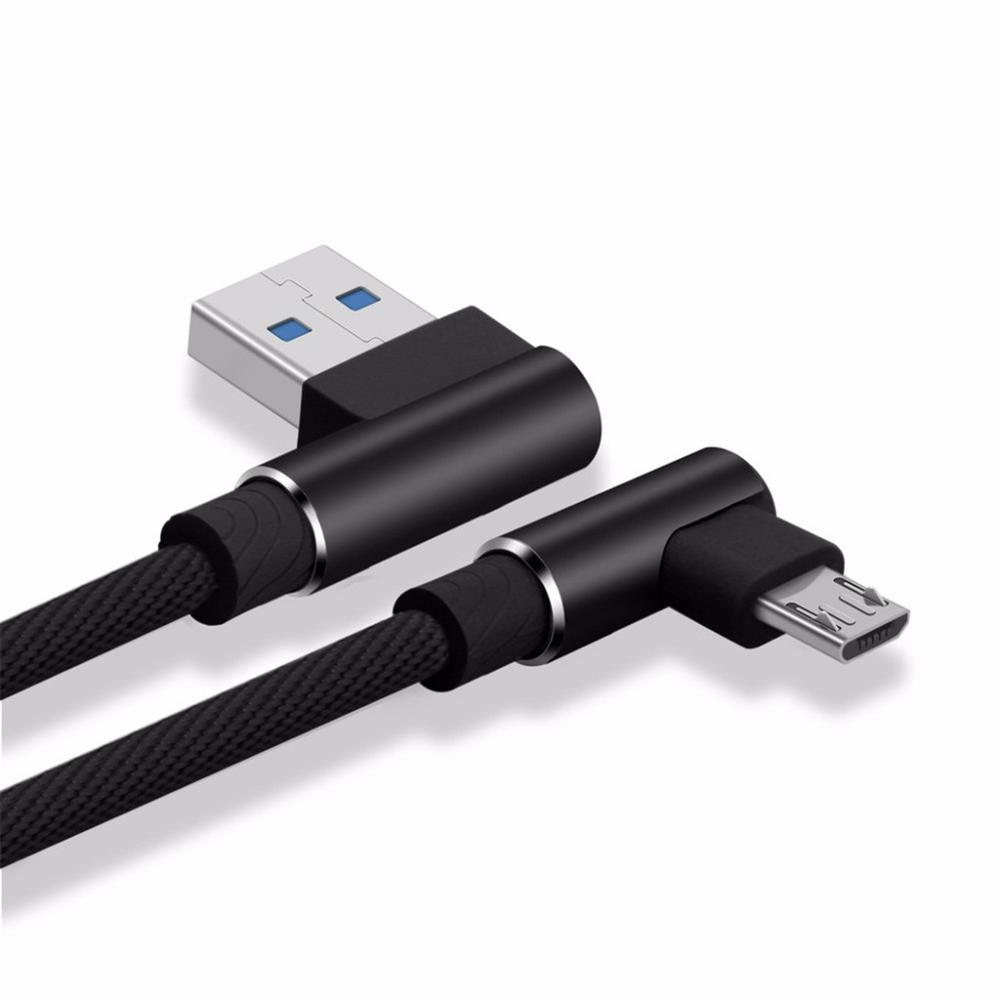 

Прямоугольный кабель Micro USB для зарядки данных из алюминиевого сплава black