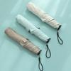 Foldable Ultra-Light Carbon Fiber Feather Umbrella Vinyl Sun Protective Sun Umbrella UV Protection Sunshade Fashion Pencil Sunny Umbrella