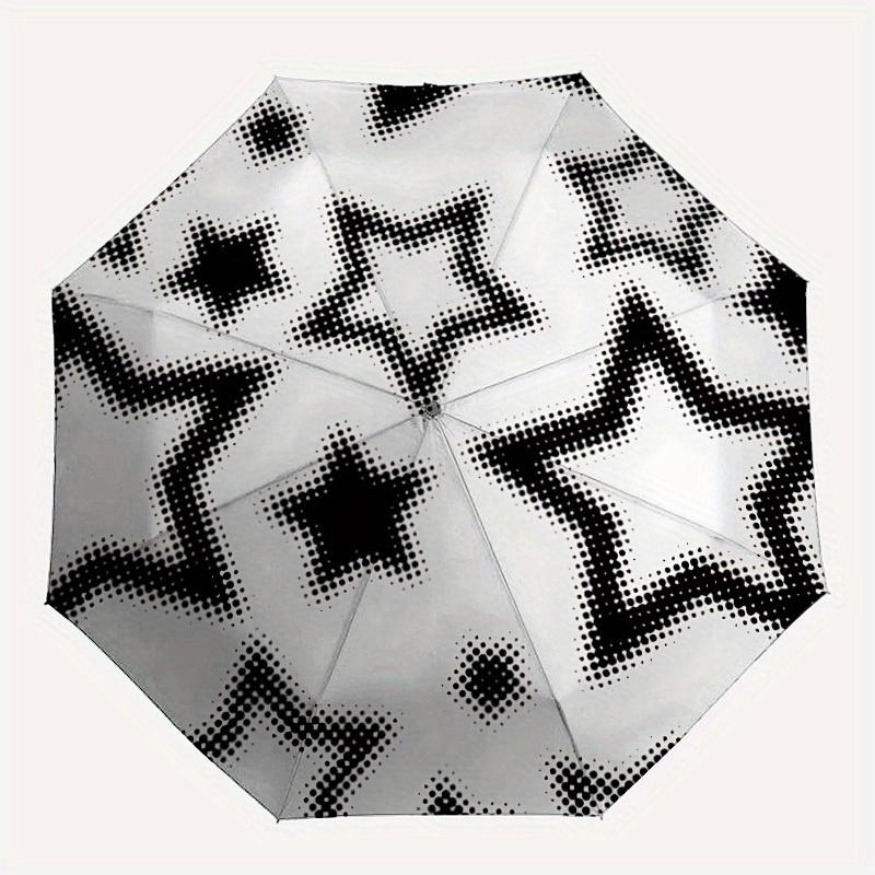 

1pc Star Pattern Automatic Open/close Folding Umbrella, Compact Portable Travel Umbrella,Cute Umbrella, Durable Construction yy250804098