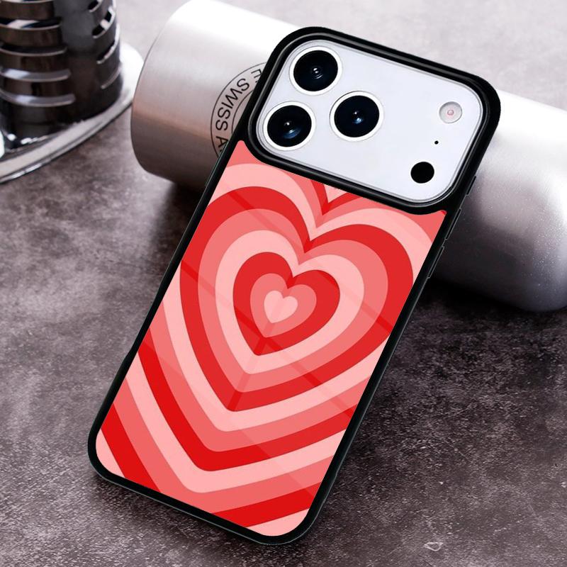 Love Pattern Art Phone Case for iPhone 17 16 15 Pro Max Air 14 13 12 11 Plus Shockproof Capa Cover