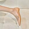 French Side Empty Nude Flat Shoes Femininity Casual Versatile Professional Commuter Pointed Single Shoes 2025 Summer New