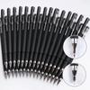12 Pcs Liquid Ball Pen Quick Drying Test Signature Gel Pen 0.5mm Black Blue Ink School Office Ball Pen Stationer Supplies