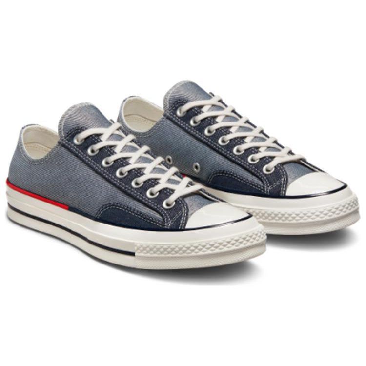 Converse Chuck 70 Low Denim Indigo Unisex Sneakers Blue Obsidian A06078C