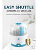 Whale Love Baby Bottle & Nipple Sterilizer - Anti-Dry Burn Steam, PP Material