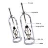 1/2Pcs Adjustable Nipple Clamps Breast Sensation Clips for Couples Adult Toy Female Chastity Cage Bondage Sex Tools