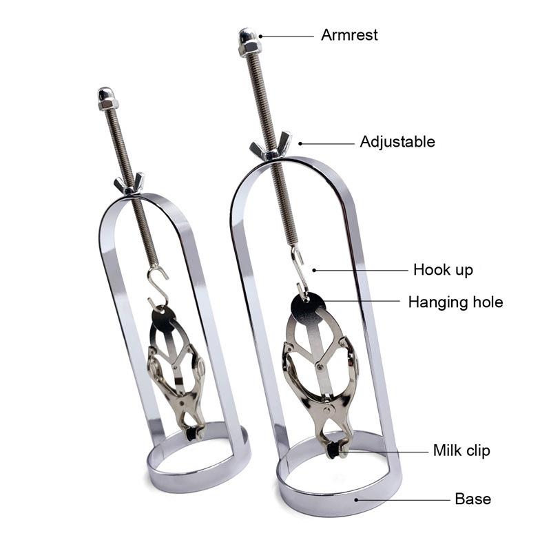 1/2Pcs Adjustable Nipple Clamps Breast Sensation Clips for Couples Adult Toy Female Chastity Cage Bondage Sex Tools