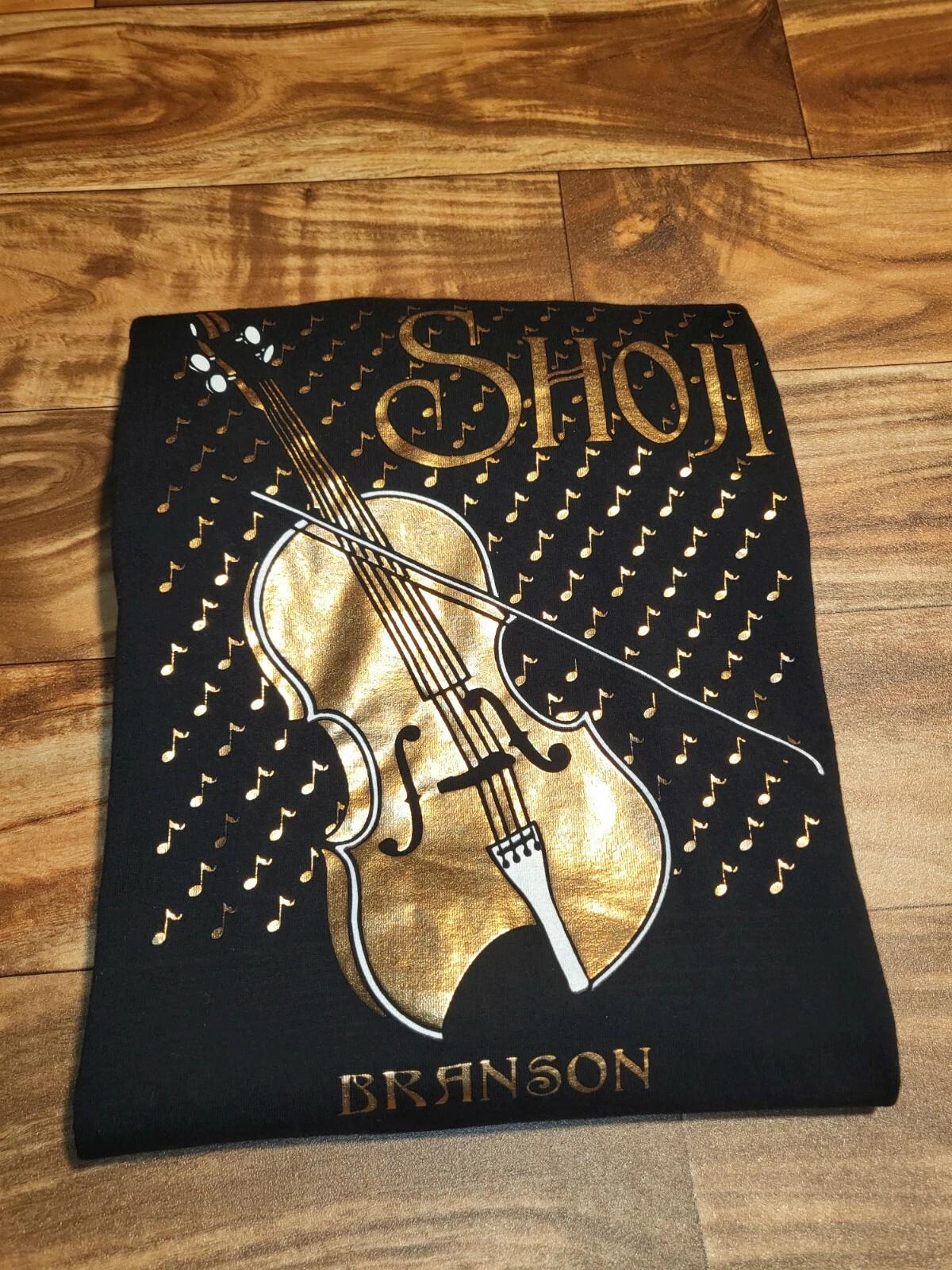 

Vintage 1990s Shoji Missouri Violin Black Shortsleeve T Shirt Size XL 2XL