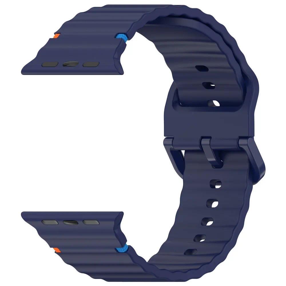 Sport Silicone Strap Compatible for Apple Watch Series 11 46mm 42mm Ultra 3/2/1 49mm 45mm 40mm 41mm 44mm 38mm Series 10 9 8 7 6