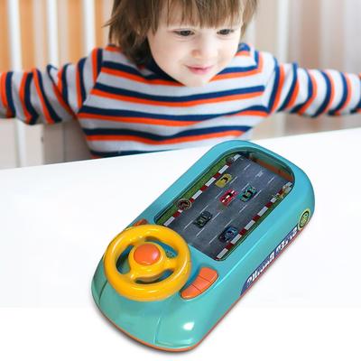 Toddler Simulated Driving Racing Car Game with Sound Interactive Simulation Racing Toy Car Racing Adventure Toy for Boys 4-6