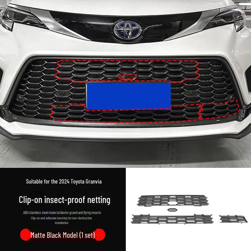 Toyota Granvia Insect & Dustproof Radiator Grille Net - No Disassembly Needed