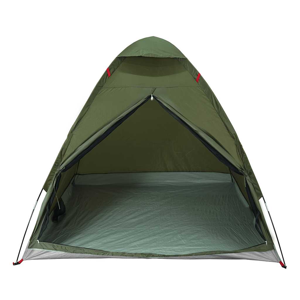 Dome Camping Tent for 2 Persons Olive Green Waterproof