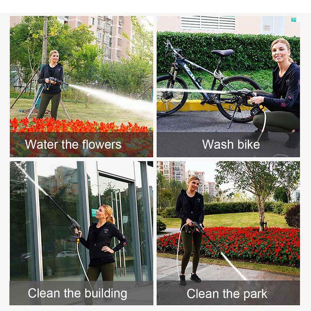 288VF High Pressure Water Guns 300W Portable Electric Car Washer Water Pump W/ 1pc/2pcs Battery Alsao Adapted To Battery 21V