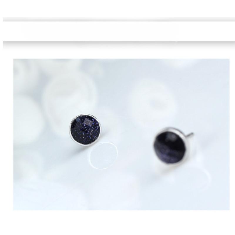 925 Sterling Silber Ohrstecker Achat Ohrringe