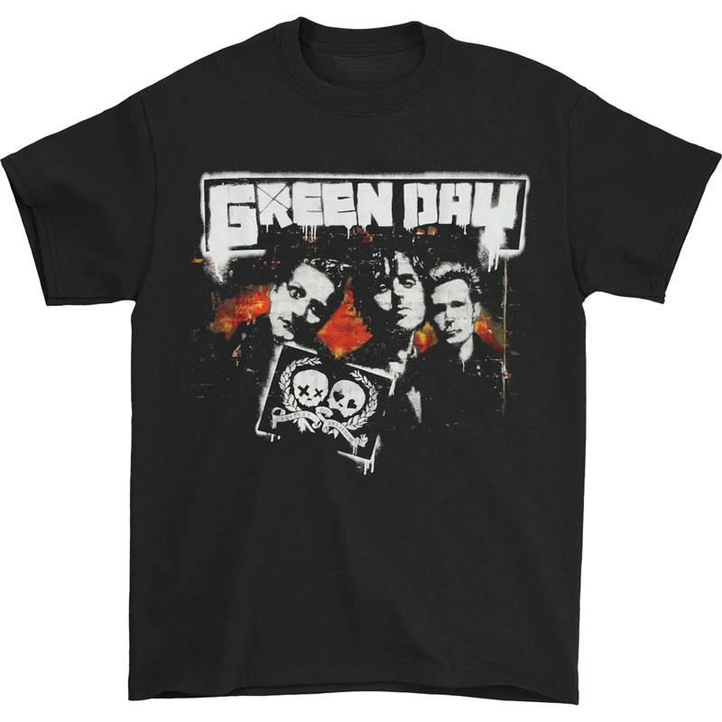 

Fit GREEN DAY Bands Street Graffiti Art Rap Hip Hop Skateboarding Tshirt 2XL
