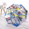 1pc Outdoor Umbrella with Anime Characters - Automatic Opening/Closing, Portable 3-Fold Design, 8-Rib Iron Frame - Perfect Gift for Fans, Travele