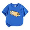 Kids Boys Girls 100% Cotton Crew Neck Short Sleeve T-Shirt,