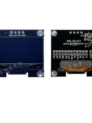1,3" OLED 128x64 Display, I2C-Schnittstelle, SH1106/1306-Treiber