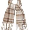 GRAVER [BAG&ACC] Cloud Embroidered Bold Check Muffler_Beige
