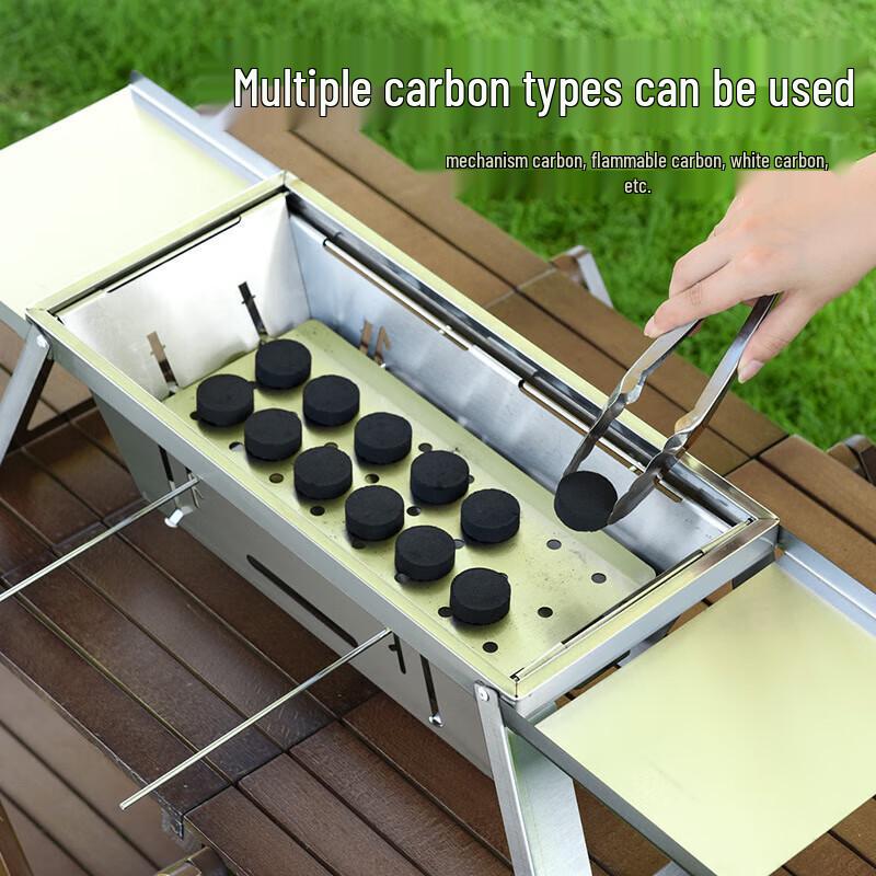 Shizhi Outdoor Foldable Stainless Steel BBQ Grill