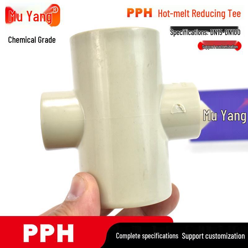 PPH Hot Melt Reducing Tee & Cross Tee Connector